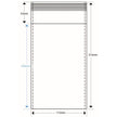 100 Self Seal Cellophane Bags 115x220mm (DL)