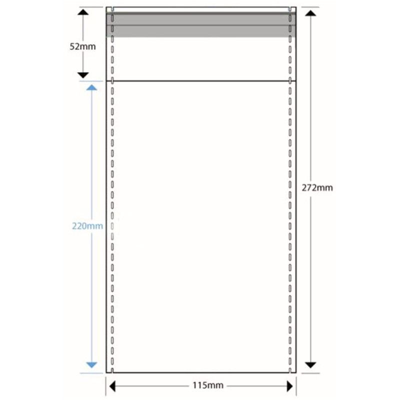 100 Self Seal Cellophane Bags 115x220mm (DL)