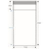 100 Self Seal Cellophane Bags 115x220mm (DL)