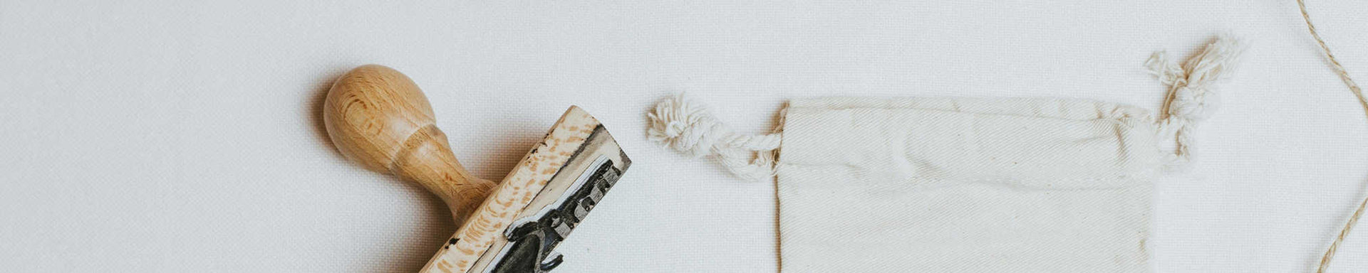 Drawstring bag with foil stamp